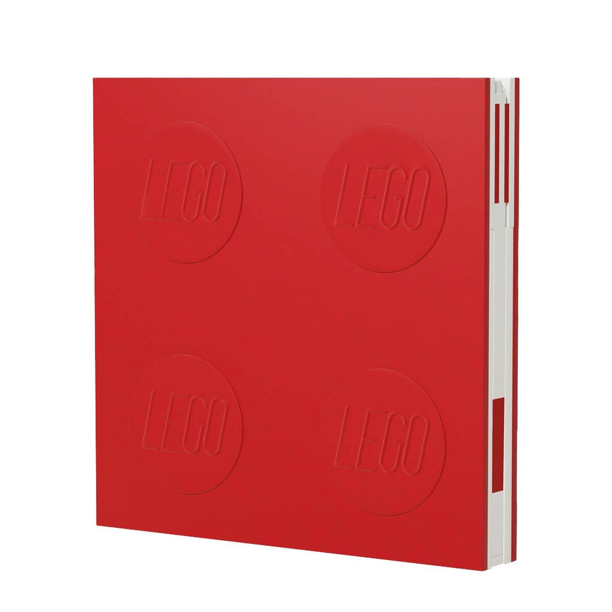 Lego Locking Notebook With Gel Pen - Red
